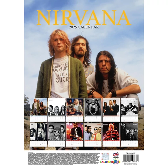 Nirvana :: 2025-ös falinaptár [A3]