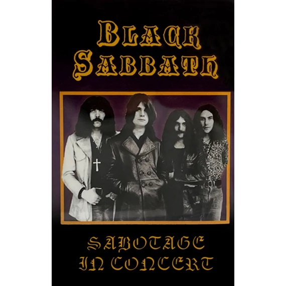 Black Sabbath – Sabotage In Concert (MC, Purple cass.)