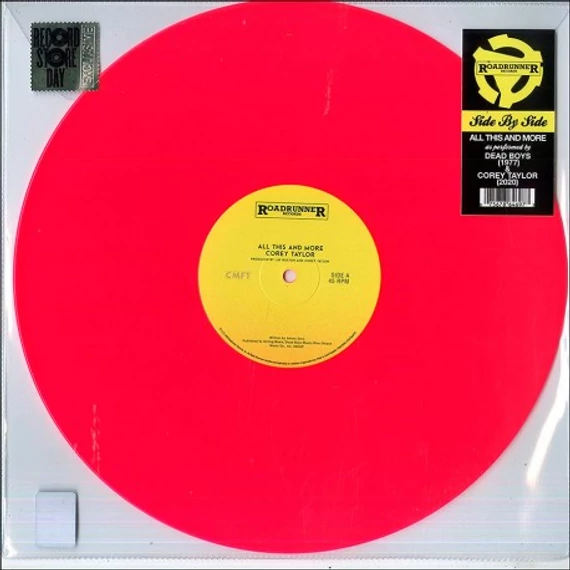 Corey Taylor/Dead Boys – All This And More (12'', 45RPM, RSD, Ltd.Ed, Red vinyl)