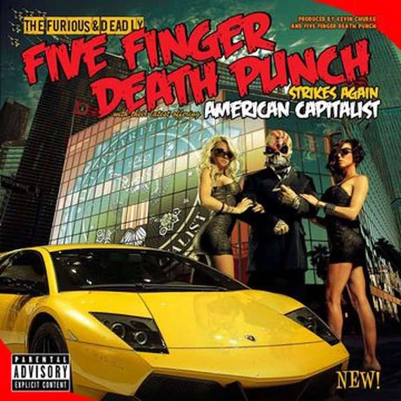 Five Finger Death Punch ‎– American Capitalist (LP, Re)