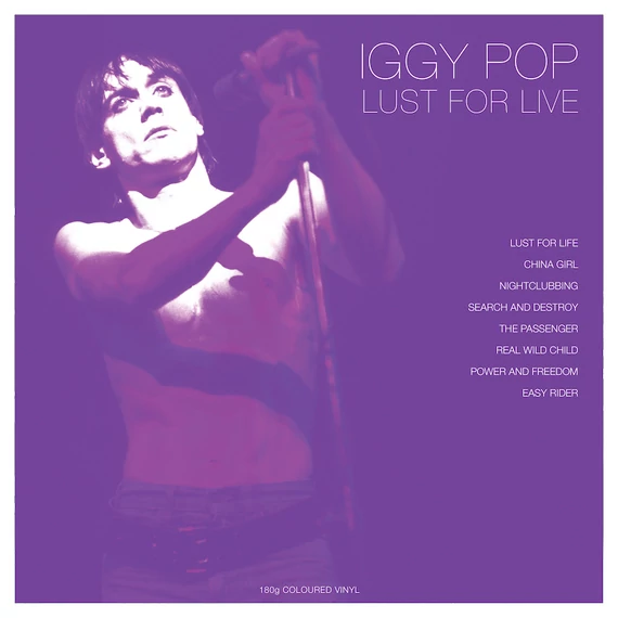 Iggy Pop ‎– Lust For Live (White vinyl)