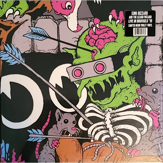 King Gizzard And The Lizard Wizard – Live In Brussels 2019 (3 LP, Ltd.Ed, Neon Violet vinyl)
