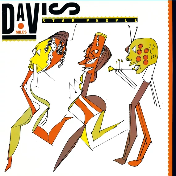 Miles Davis – Star People (LP, Re, Ltd.Ed, Numbered, Orange &amp; White vinyl)
