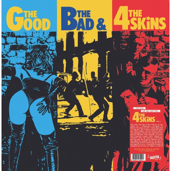 The 4 Skins ‎– The Good, The Bad &amp; The 4 Skins (LP, Re, Ltd. Ed., Yellow vinyl)