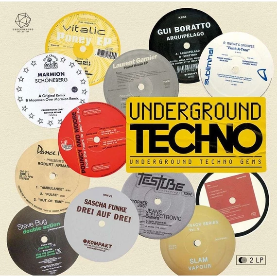 Various – Underground Techno Gems (2LP, RM, Comp)