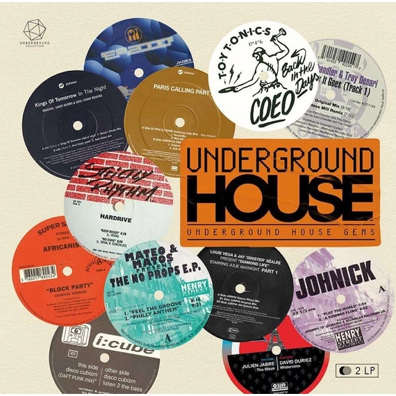 Various – Underground House Gems (2LP, RM, Comp)