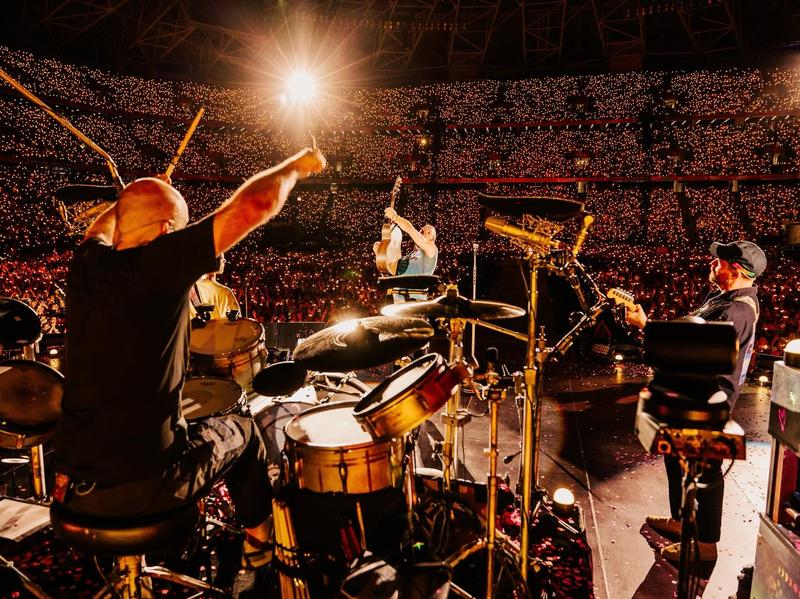 A Coldplay 2024-es, budapesti koncertje.